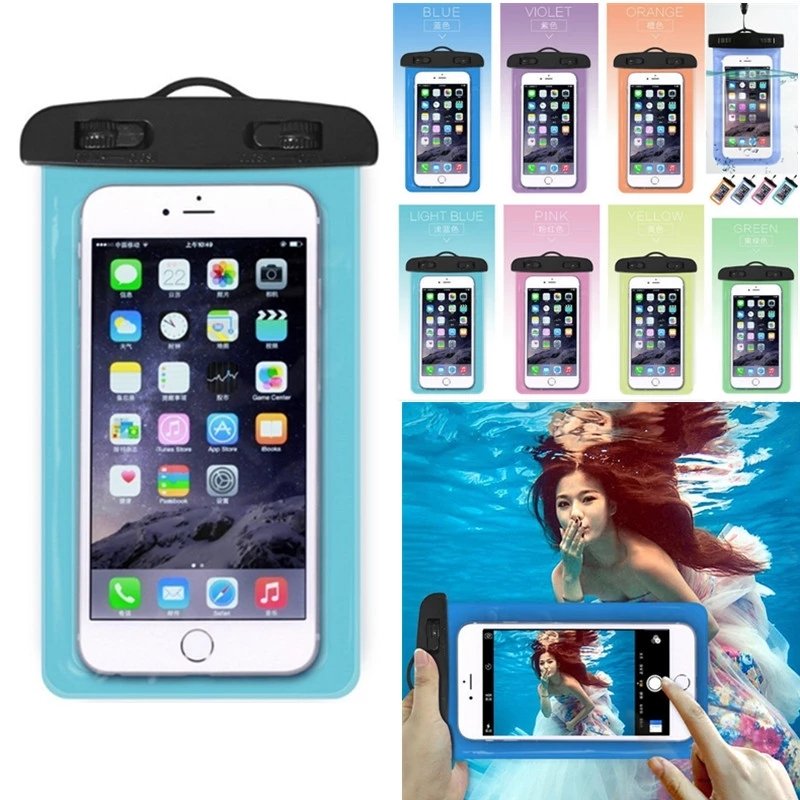 Universal Waterproof Mobile Phone Bag Transparent PVC Water proof Phone Case For All Phones