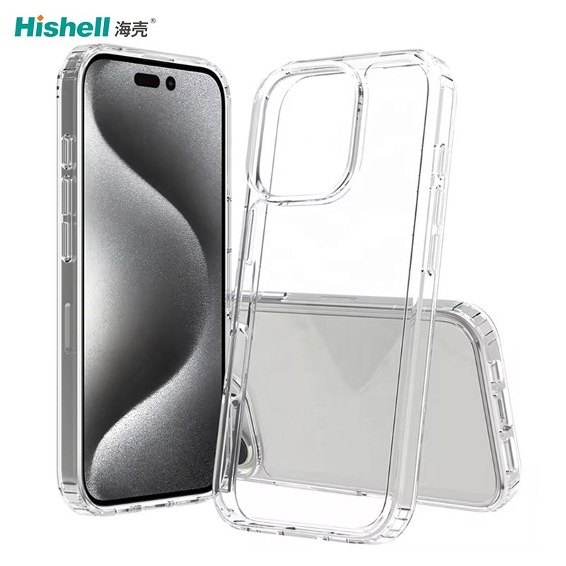 Concise Design Transparent Hard Mobile Phone Case For iPhone 16 Pro