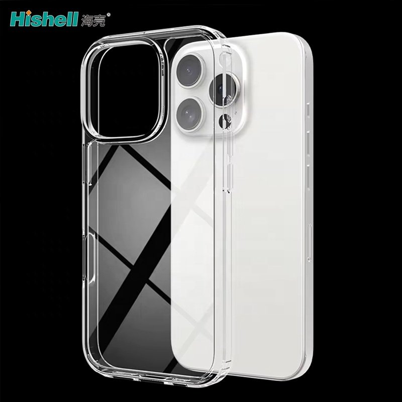 Concise Design Transparent Hard Mobile Phone Case For iPhone 16 Pro