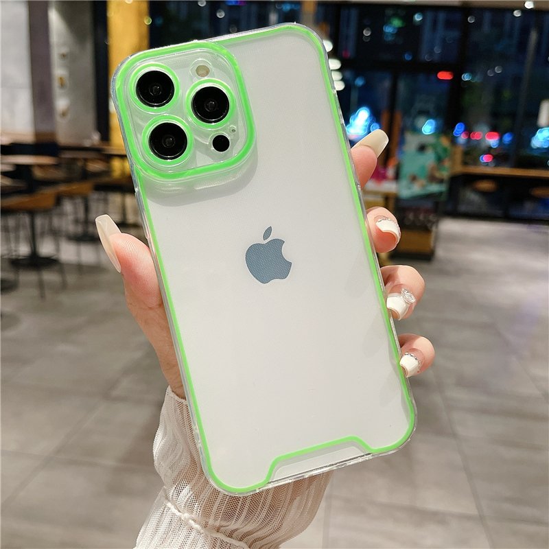 2023 New Arrival Luminous TPU Mobile Phone Case for iPhone 14 Pro Max Cellphone Cover Transparent XR 12 13 14 Protective Cover