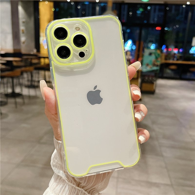 2023 New Arrival Luminous TPU Mobile Phone Case for iPhone 14 Pro Max Cellphone Cover Transparent XR 12 13 14 Protective Cover