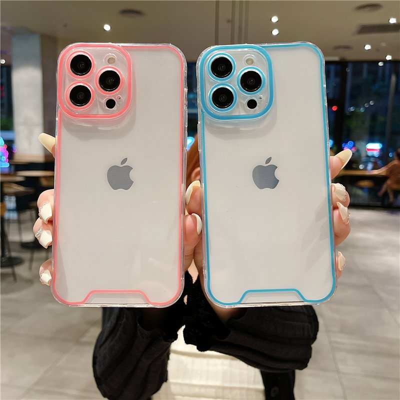 2023 New Arrival Luminous TPU Mobile Phone Case for iPhone 14 Pro Max Cellphone Cover Transparent XR 12 13 14 Protective Cover