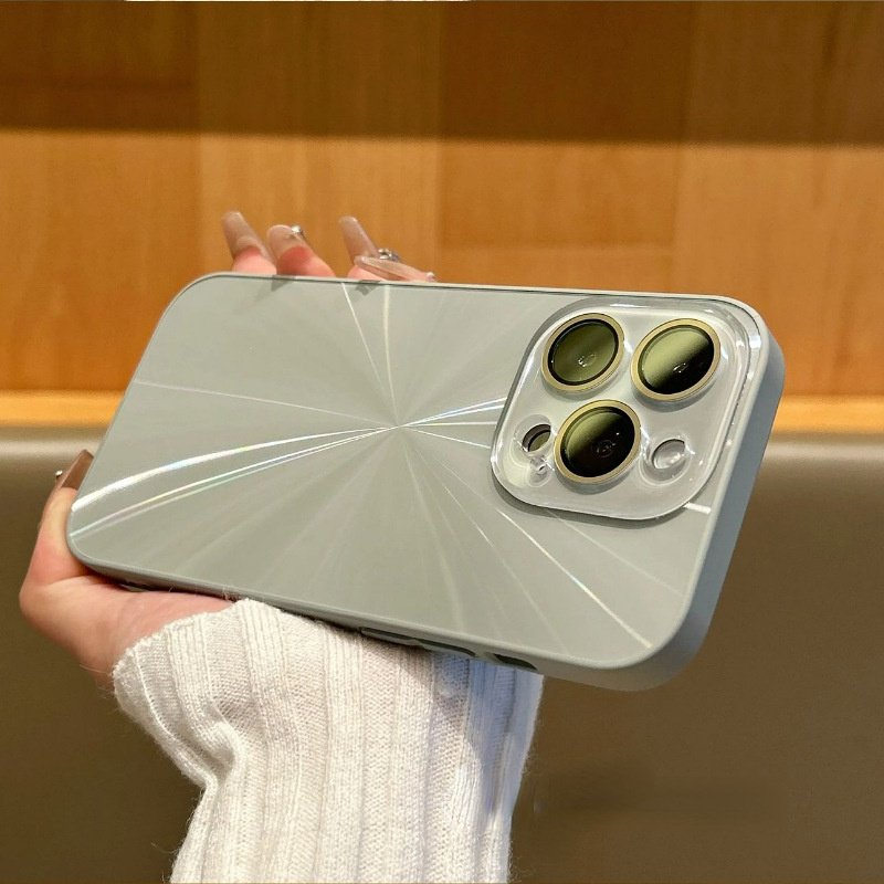 Luxury Colorful Laser Aurora Mobile Phone Case for iphone 16 Pro Max 15pro 14 12 13 11 Camera Lens Protector Shockproof Cover
