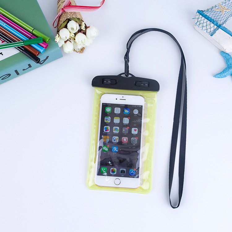 2023 WaterProof Bag PVC ABS Mobile Phone Cases Clear Pouch Case Water Proof Cell Phone Bag With Lanyard