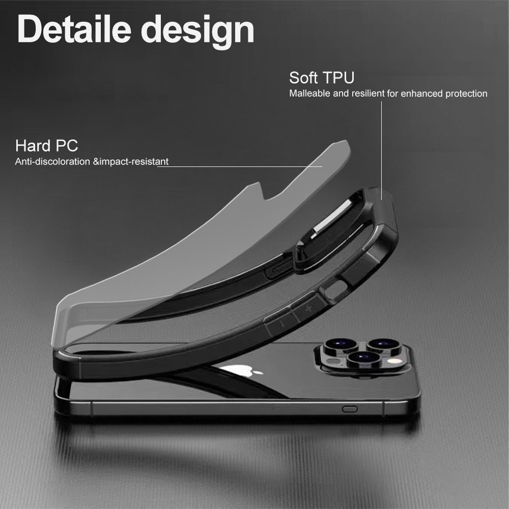 Shock proof TPU Phone Case for IPhone 16 pro back cover for iPhone 15 14 13 12 11 SE4 LM071
