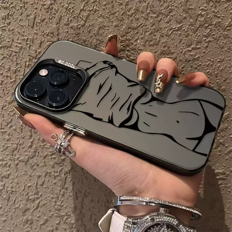 Sexy Girl Mobile Phone Case For Iphone 15/14/13 Pro Max 12 11 X XR XS Full Coverage Shockproof Mobile Phone Case For Men & Women