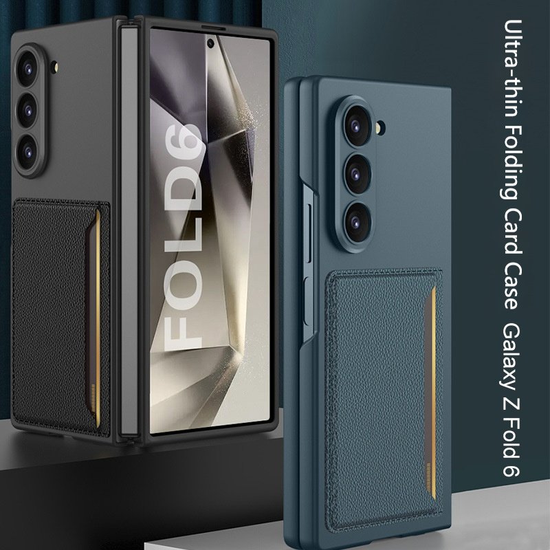 New Product For Samsung Fold6 Card Bag Mobile Phone Case For Samsung Z Fold6 Folding Screen Protective Case