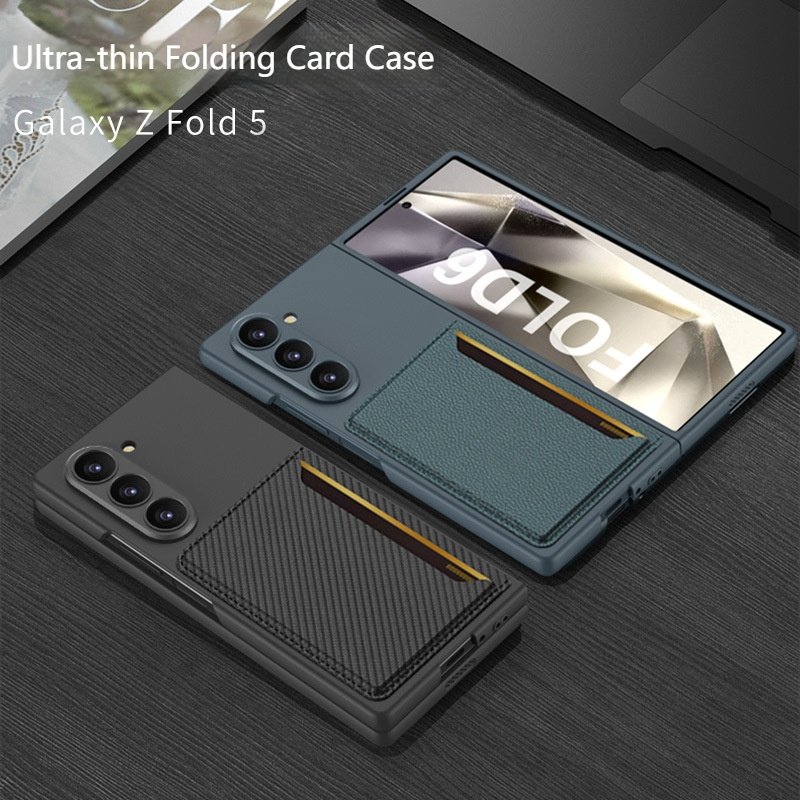New Product For Samsung Fold6 Card Bag Mobile Phone Case For Samsung Z Fold6 Folding Screen Protective Case