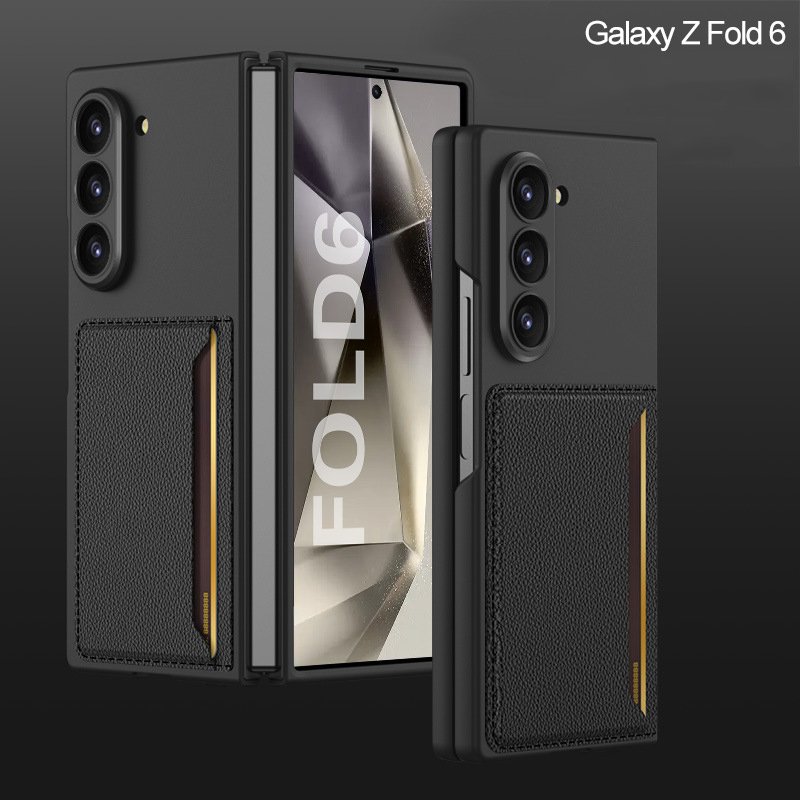 New Product For Samsung Fold6 Card Bag Mobile Phone Case For Samsung Z Fold6 Folding Screen Protective Case