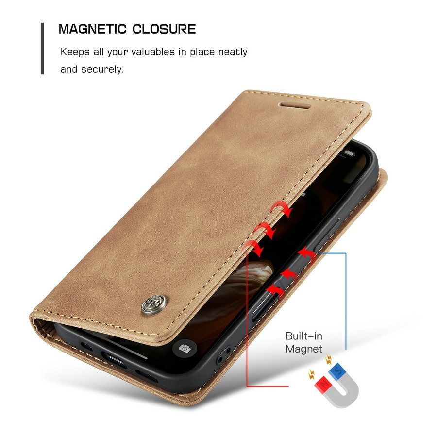 CaseMe Retro Phone Case for iPhone 16 15 14 13 1211 8 7 Plus XR SE 4 Flip Wallet Case Cell Phone Accessories for iPhone 16 Case