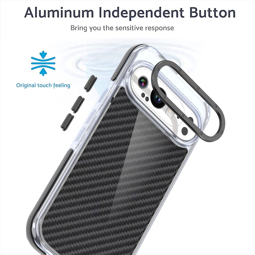 for Google Pixel 9 Pro XL Acrylic Clear Camera Protection Shockproof Mobile Phone Case