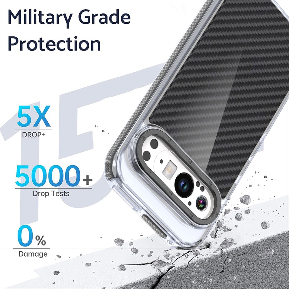 for Google Pixel 9 Pro XL Acrylic Clear Camera Protection Shockproof Mobile Phone Case
