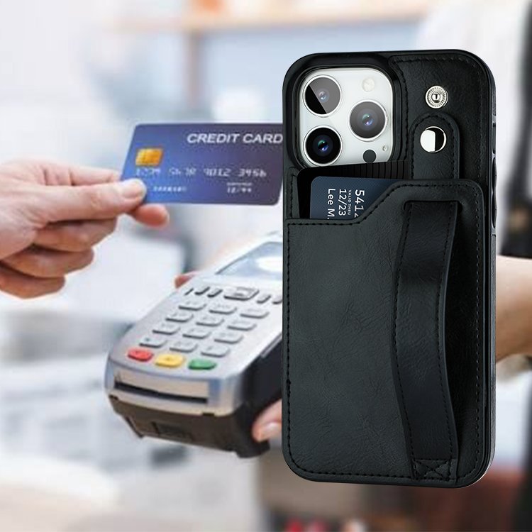 new arrival wholesale leather wallet phone case with card holder for iPhone 14 13 pro max back cover leather phone case