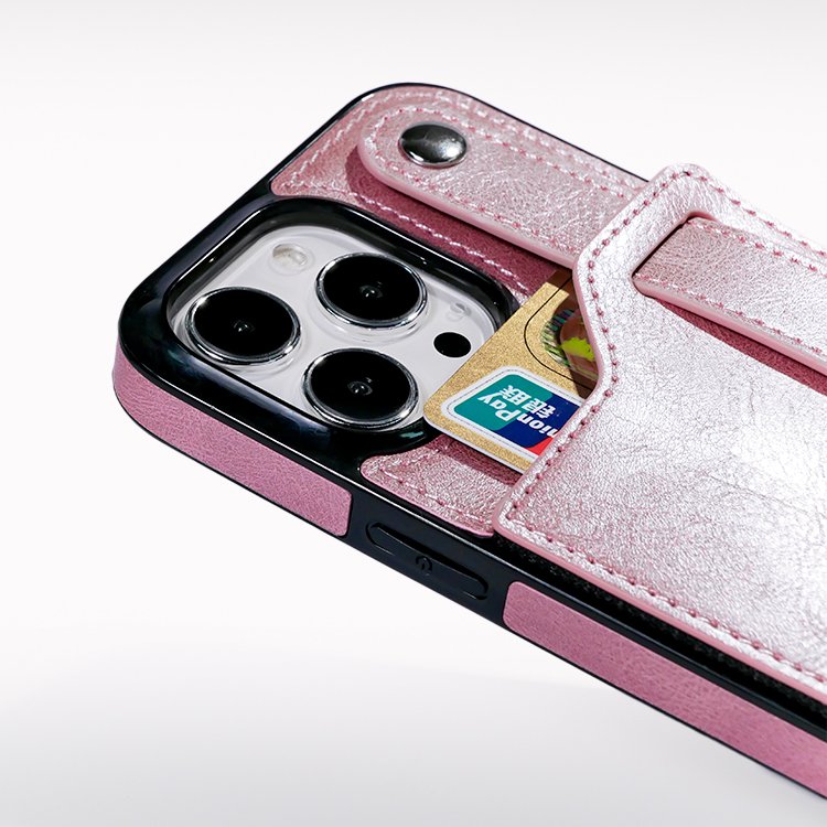new arrival wholesale leather wallet phone case with card holder for iPhone 14 13 pro max back cover leather phone case