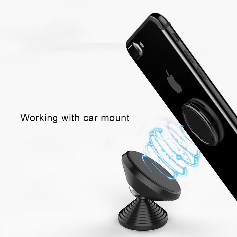 Candy Color Cellphone Stand Holder Folding Mini Metal Magnetic Car Phone Holder Stand Metal Phone Stand with Custom Logo