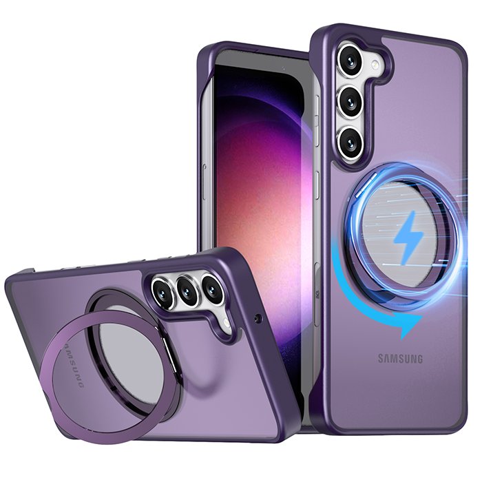 Phone Case for Samsung S22 S23 with Acrylic Magnetic Mobile Cover for Enhanced Protection
