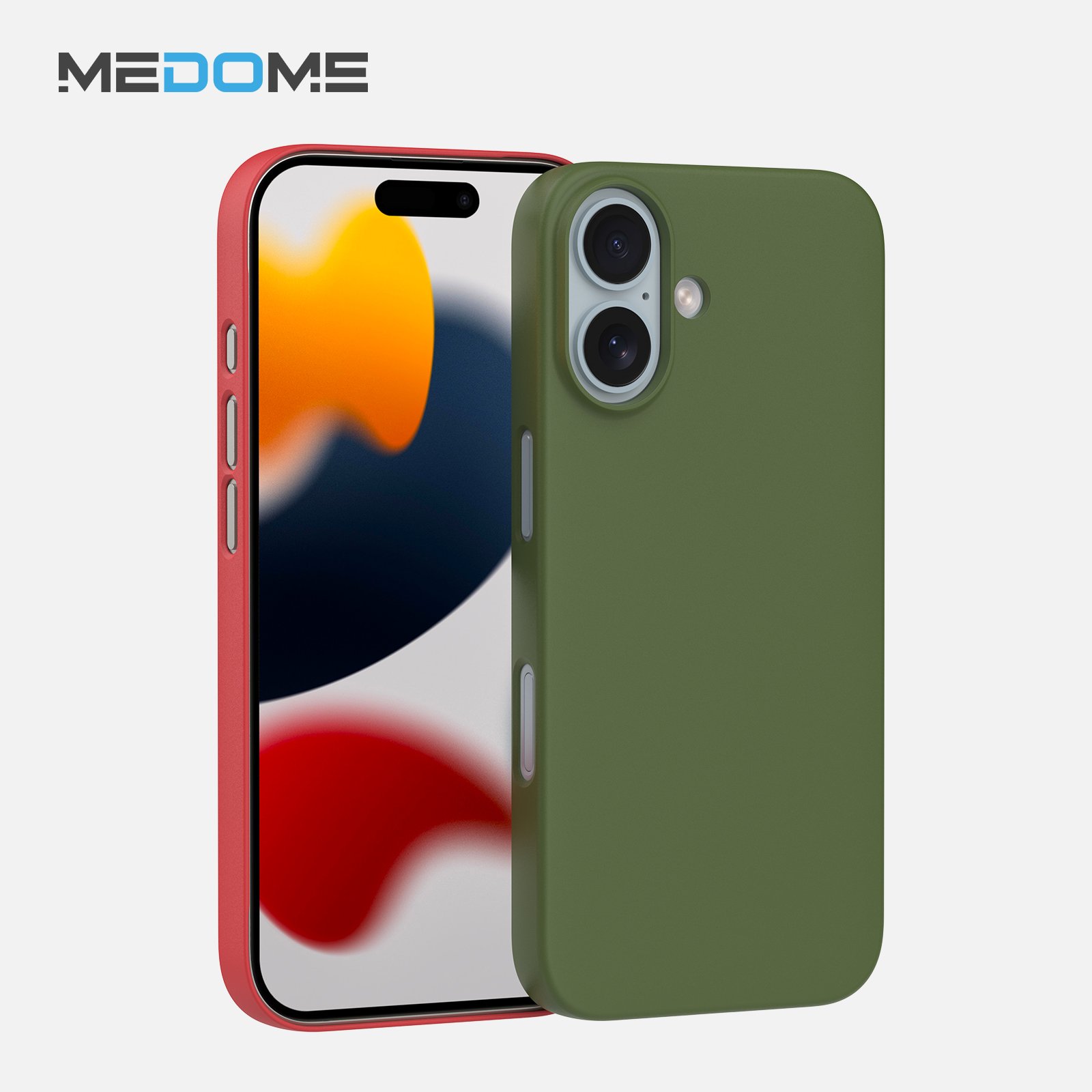 Medome Microfiber PC For iPhone 15 Case For iPhone Case Phone Cover Para For iPhone 16 Pro Max 14 13 11 Silicone Magnetic Case