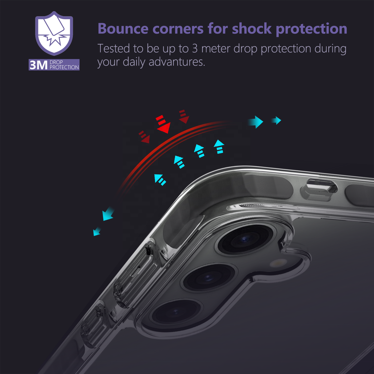 WOWCASE High Clear Magnetic Transparent Cover For S23 S23 Plus S24Ultra Wireless Fast Charging Phone Back Cover Clear Phone Case