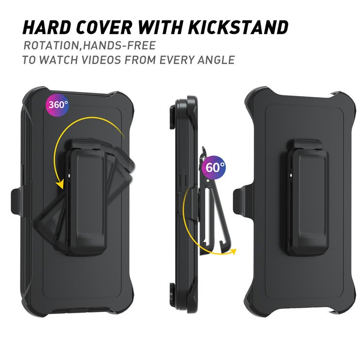 Phone case for iPhone 15 with clip belt shockproof wireless charging case for iPhone 15 pro max defender phone case