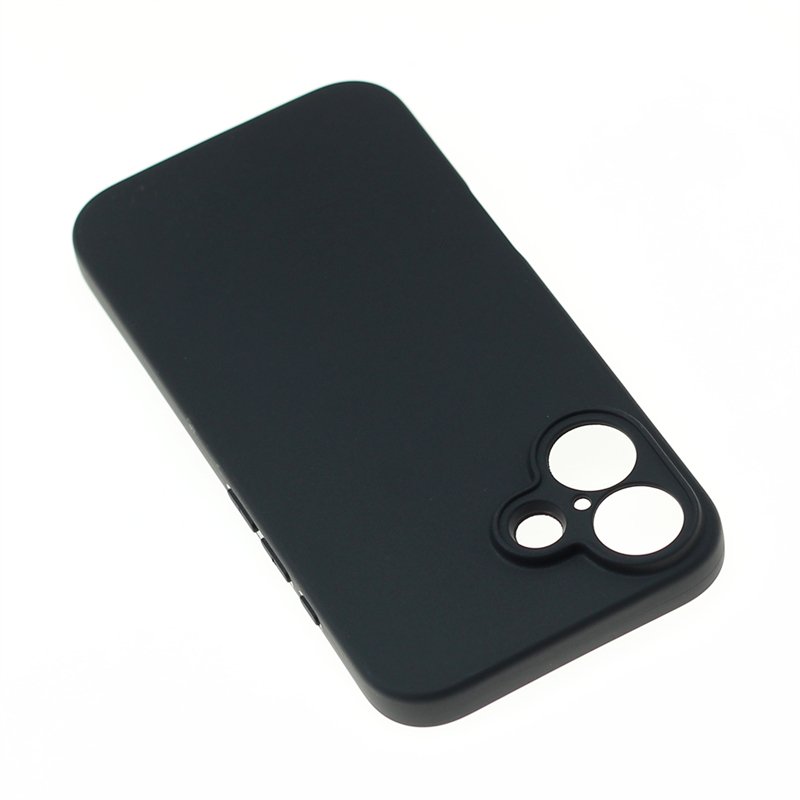 Manufacturer Wholesale Matte TPU Cases Soft Frosted Back Cover Silicone Mobile Phone Case For Apple iPhone 16 Black