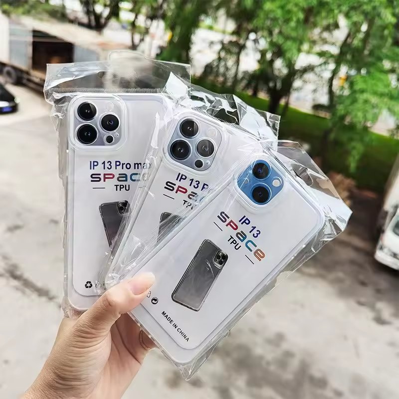 Factory Price Transparent TPU Mobile Phone Case Soft Space Case Back Cover For Phone 16 15 14 13 12 11