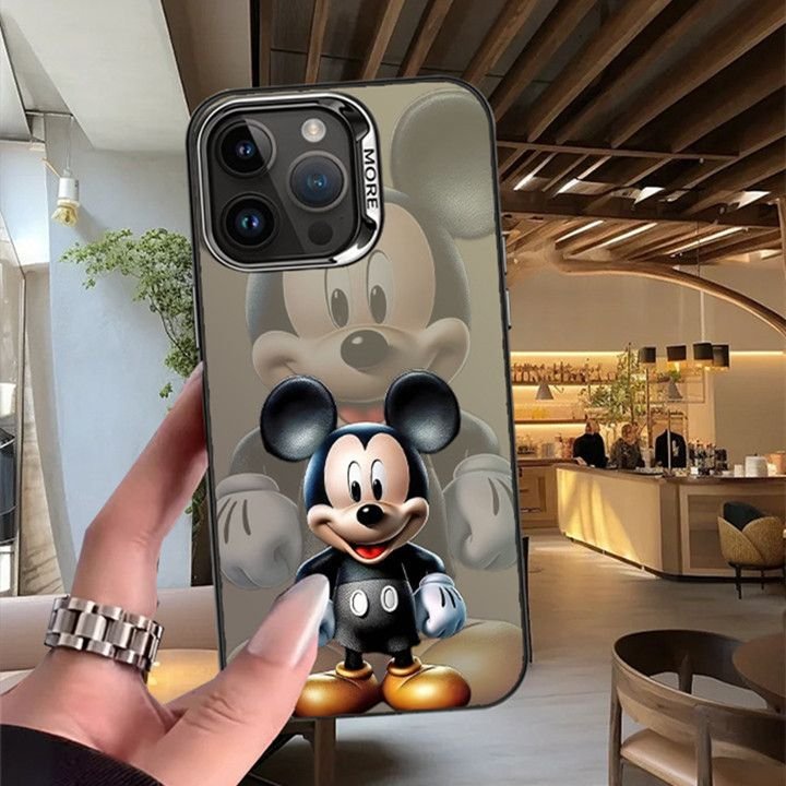 Bulk Frosted print Mickey Cute Cartoon Mobile Phone Case For iPhone 15 14 13 12 11 pro max XS XR Shockproof Protect Cover