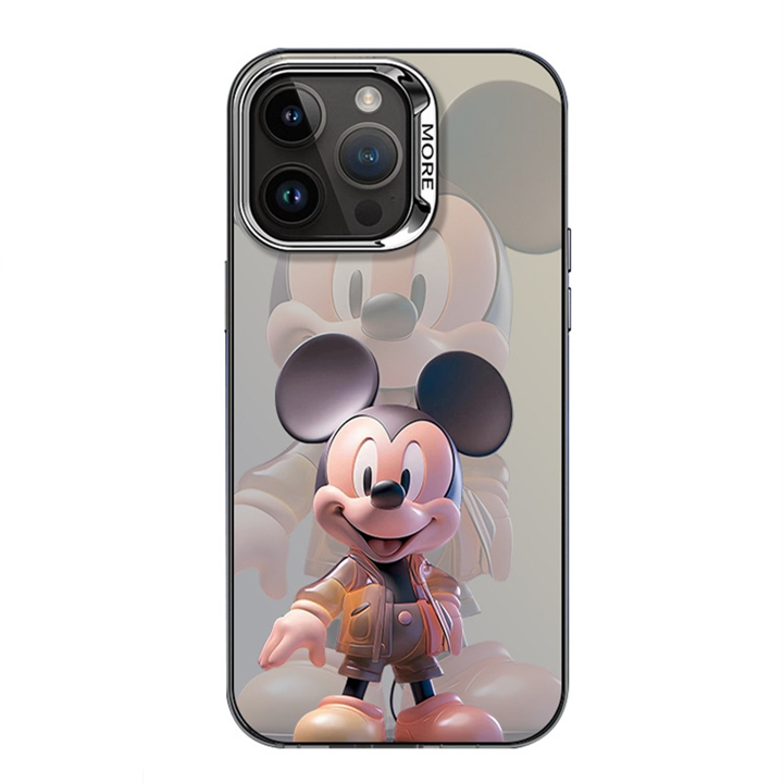 Bulk Frosted print Mickey Cute Cartoon Mobile Phone Case For iPhone 15 14 13 12 11 pro max XS XR Shockproof Protect Cover