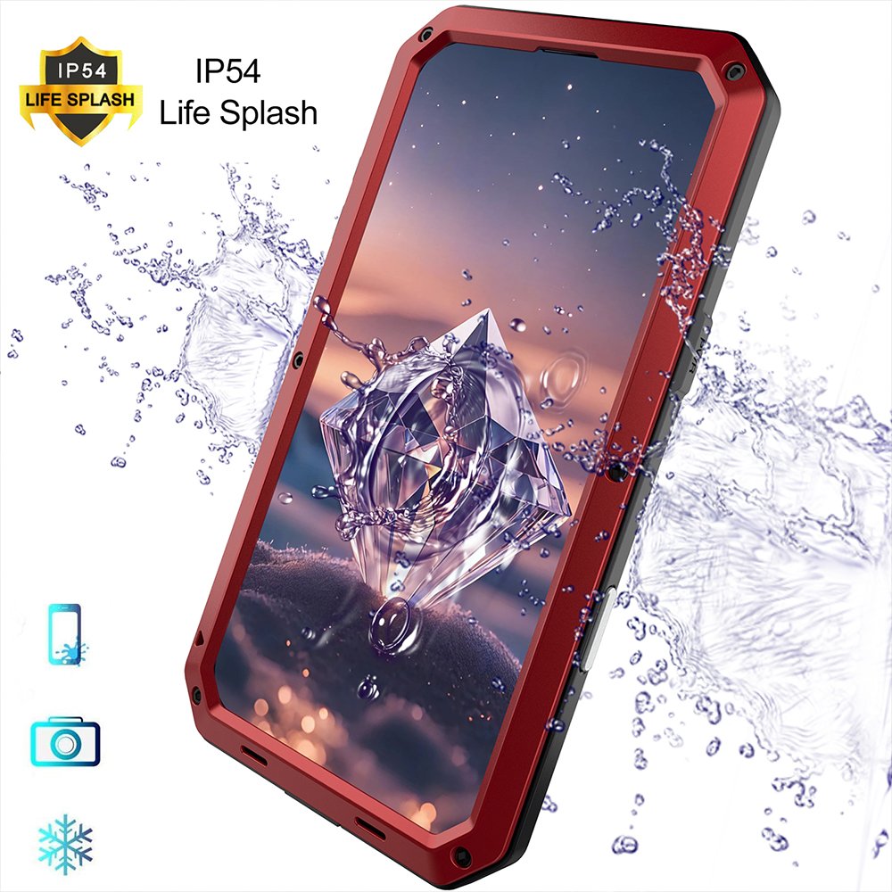 TENCHEN mobile phone case metal full body protection waterproof case for iPhone 16 pro max