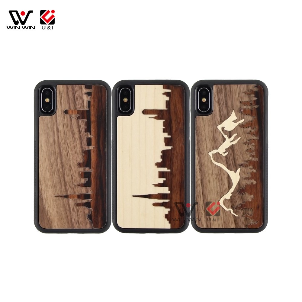 Impact Resistant Waterproof Smartphone Wood Phone Case For iPhone Cell Phone Case For Iphone 14 Pro Max