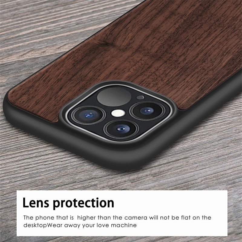 Factory Wholesale Blank Bamboo Wood Mobile Phone Case Cover For Iphone 7 8 Plus X XR XS 11 12 13 14 15 16 Pro Max