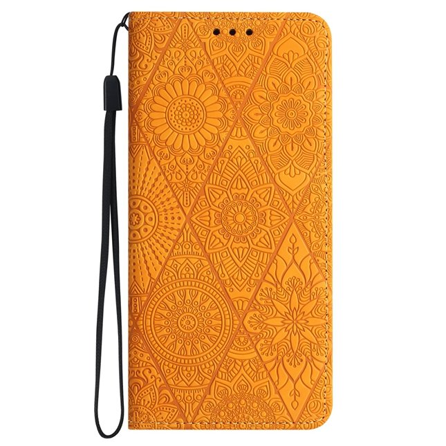 Flower Magnetic Wallet Leather Case for Samsung Galaxy A24 A34 A54 A14 4G 5G A23 A73 A13 A33 A53 Flip Stand Cover Business PU