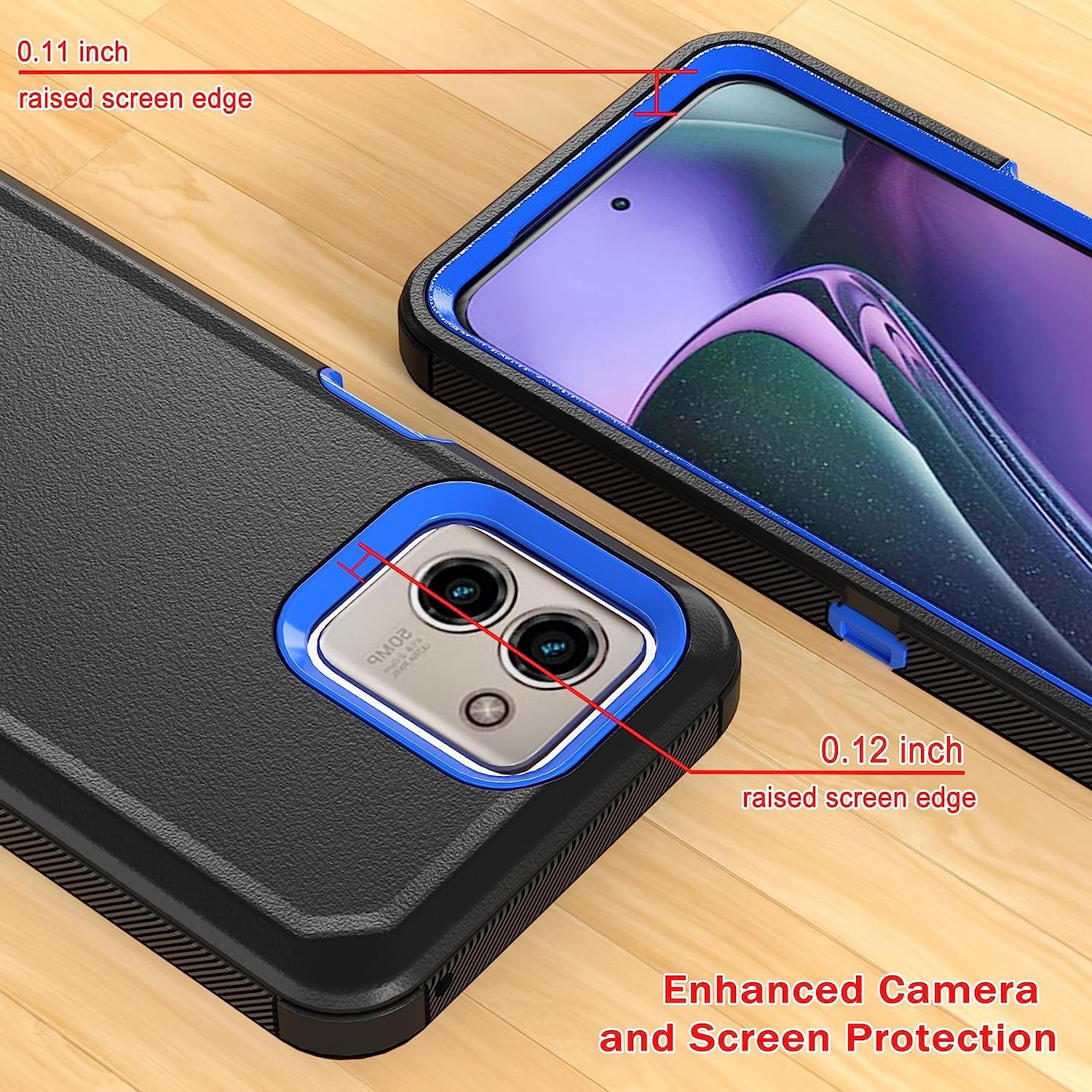 Defender Phone Cases For Motorola G Play 2024 4G 5G Edge Plus 2023 G Stylus 5G 2024 Belt Clip Holster Kickstand Shockproof Cover