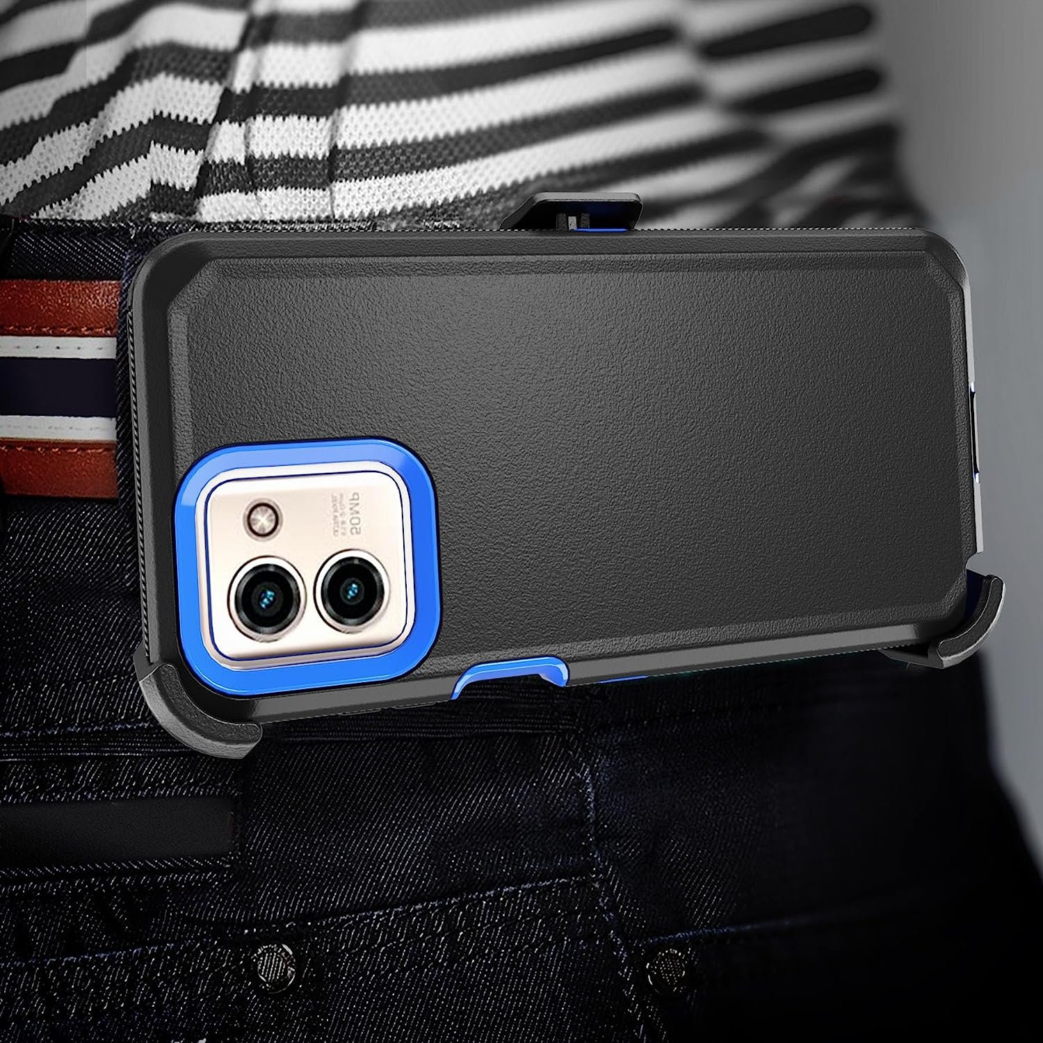 Defender Phone Cases For Motorola G Play 2024 4G 5G Edge Plus 2023 G Stylus 5G 2024 Belt Clip Holster Kickstand Shockproof Cover