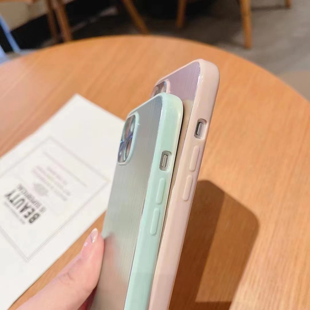 Metal Aluminum Matte Alloy Candy Summer Color Mobile Phone case for Iphone 13 Pro Max Strong Hard Armor Anti-fall Phone Cover