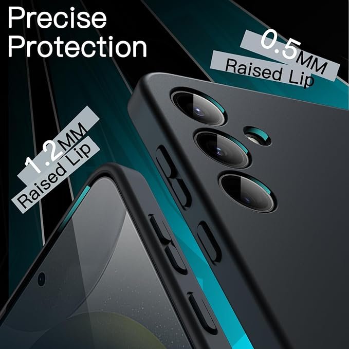 Shockproof Tpu Phone Case For Samsung Galaxy A05 A1 A25 A35 A55 4g 5gThin Soft Black Transparent Mobile Phone Case