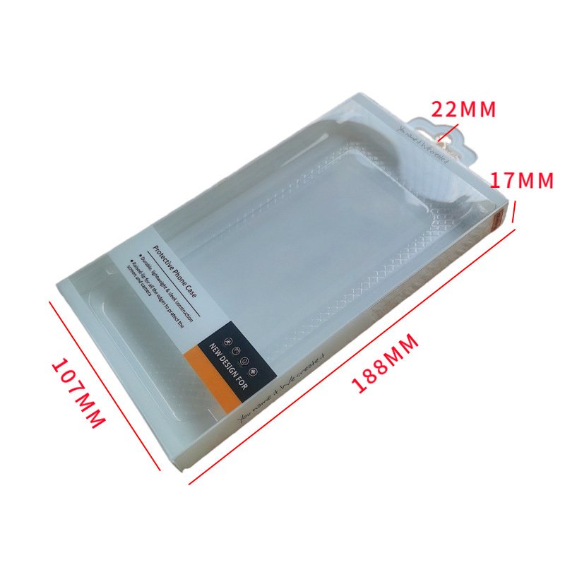 Wholesale Custom Clear Mobile Phone Case Retail Box Packaging Cell Phone Cover Packing Box for iPhone 16 15 For Samsung