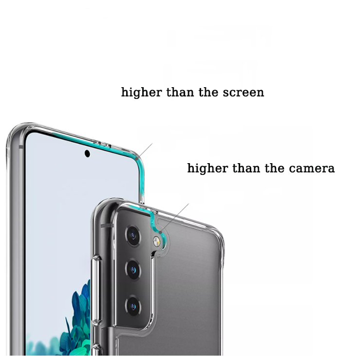 Clear Factory Mobile Phone Accessories Waterproof Shockproof Cell Phone Cover for Samsung s21 mobile phone case