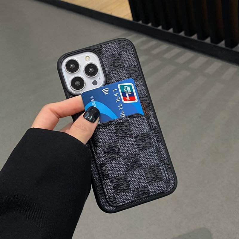 pu Leather Card slot luxury phone case for iphone16 15 13 pro max 14 plus DESIGNERS phone cover 12 16plus cases fashion