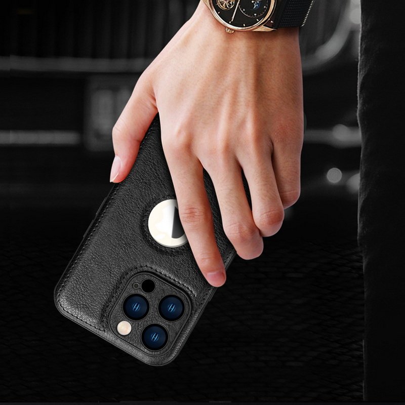 For iPhone 16 Case Luxury PU Leather Phone Case For iPhone 16 15 Pro Max Shockproof Hollow Out Soft Back Cover