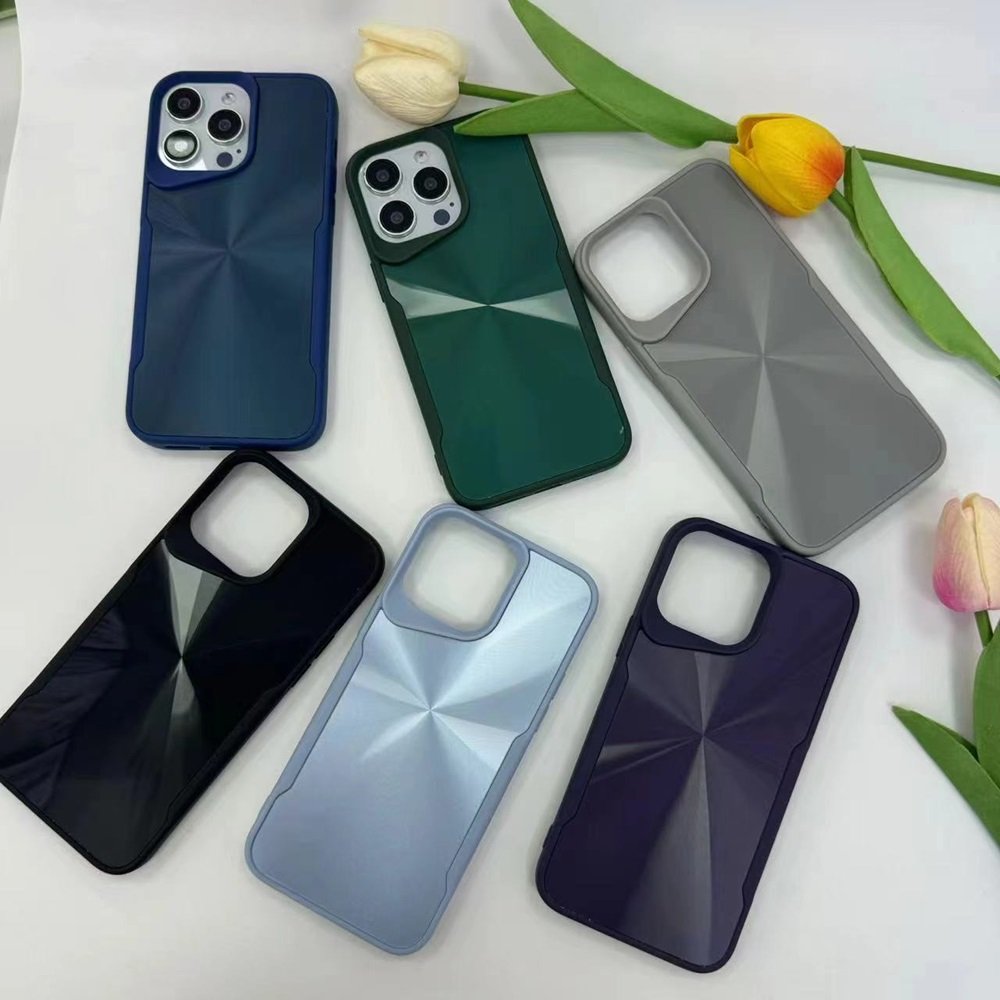 Glossy Shiny CD Pattern Laser Cell Back Cover For Iphone 16 15 Po Max Anti Drop Mobile Phone Case Protection For Samsung S23 24