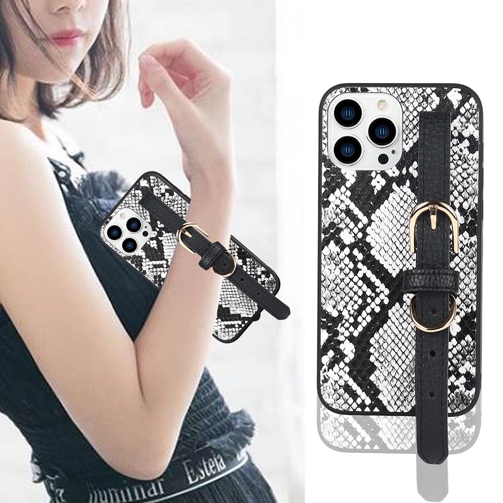New PU Leather Adjustable Bracelet Chain Mobile Phone Case for iPhone 13 13pro 13 pro max 12 Cover