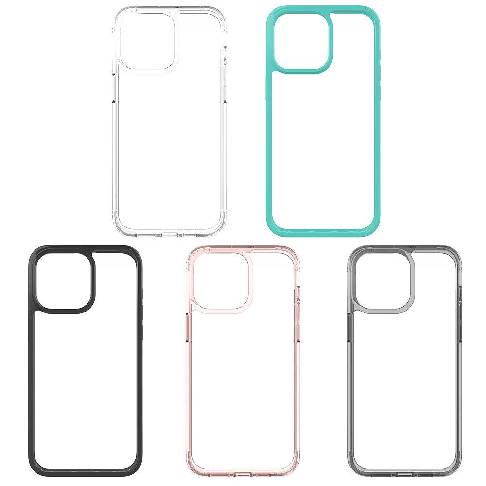 Hot Selling Shockproof Anti Scratch Clear Phone Cases For iPhone 15 Pro Transparent crystal Hard Acrylic TPU Case