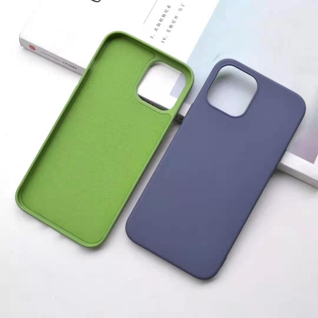 Soft Smooth Skin feeling Silicon oil TPU nano mobile cover phone case for iPhone 12 Pro Max