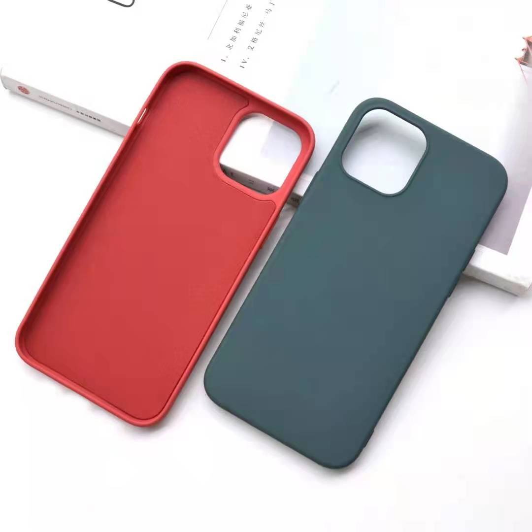 Soft Smooth Skin feeling Silicon oil TPU nano mobile cover phone case for iPhone 12 Pro Max