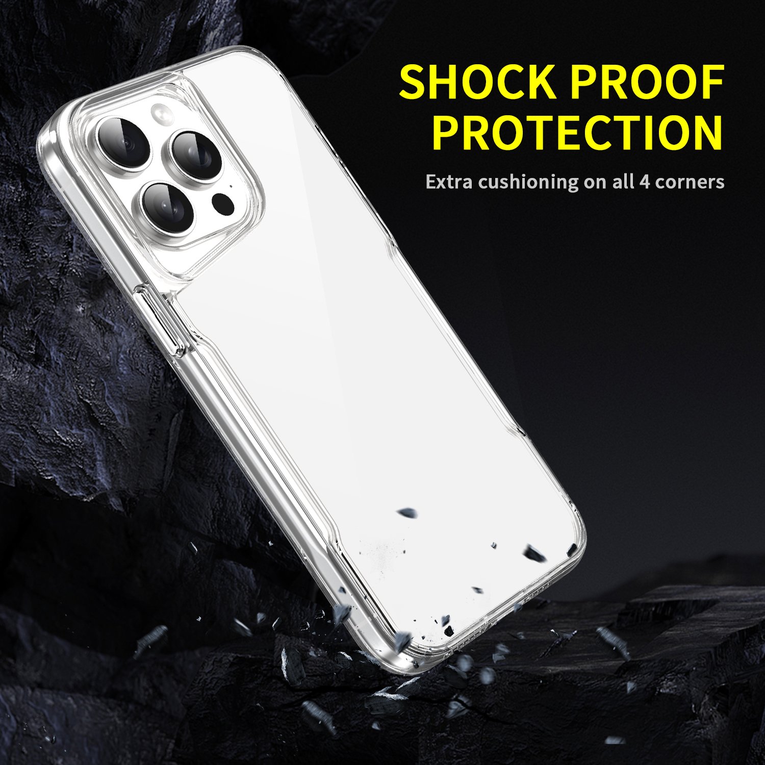 Luxury Clear Phone Case for iPhone 16 15 14 13 12 Pro New Mobile Phone Case for iPhone15 Pro Max