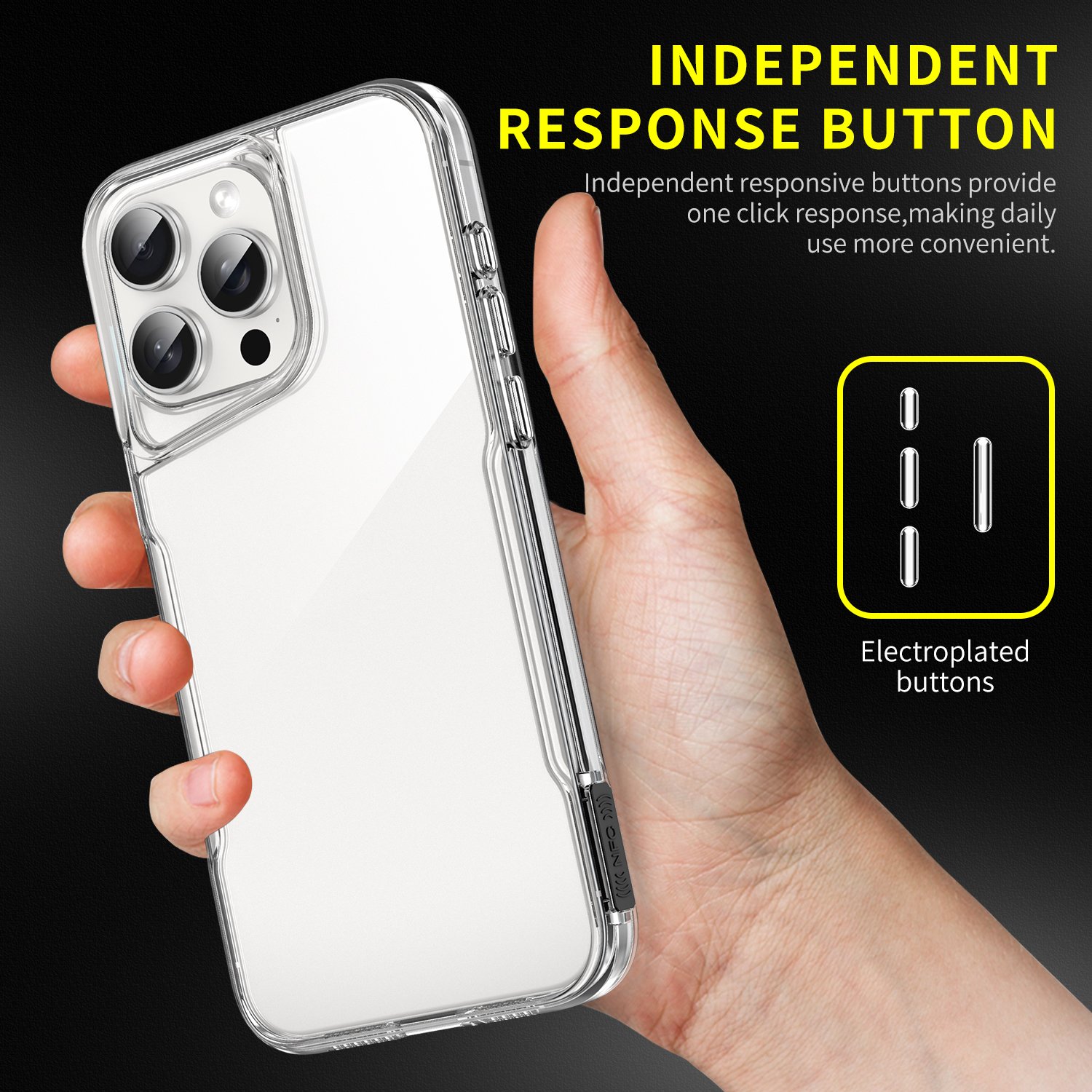 Luxury Clear Phone Case for iPhone 16 15 14 13 12 Pro New Mobile Phone Case for iPhone15 Pro Max