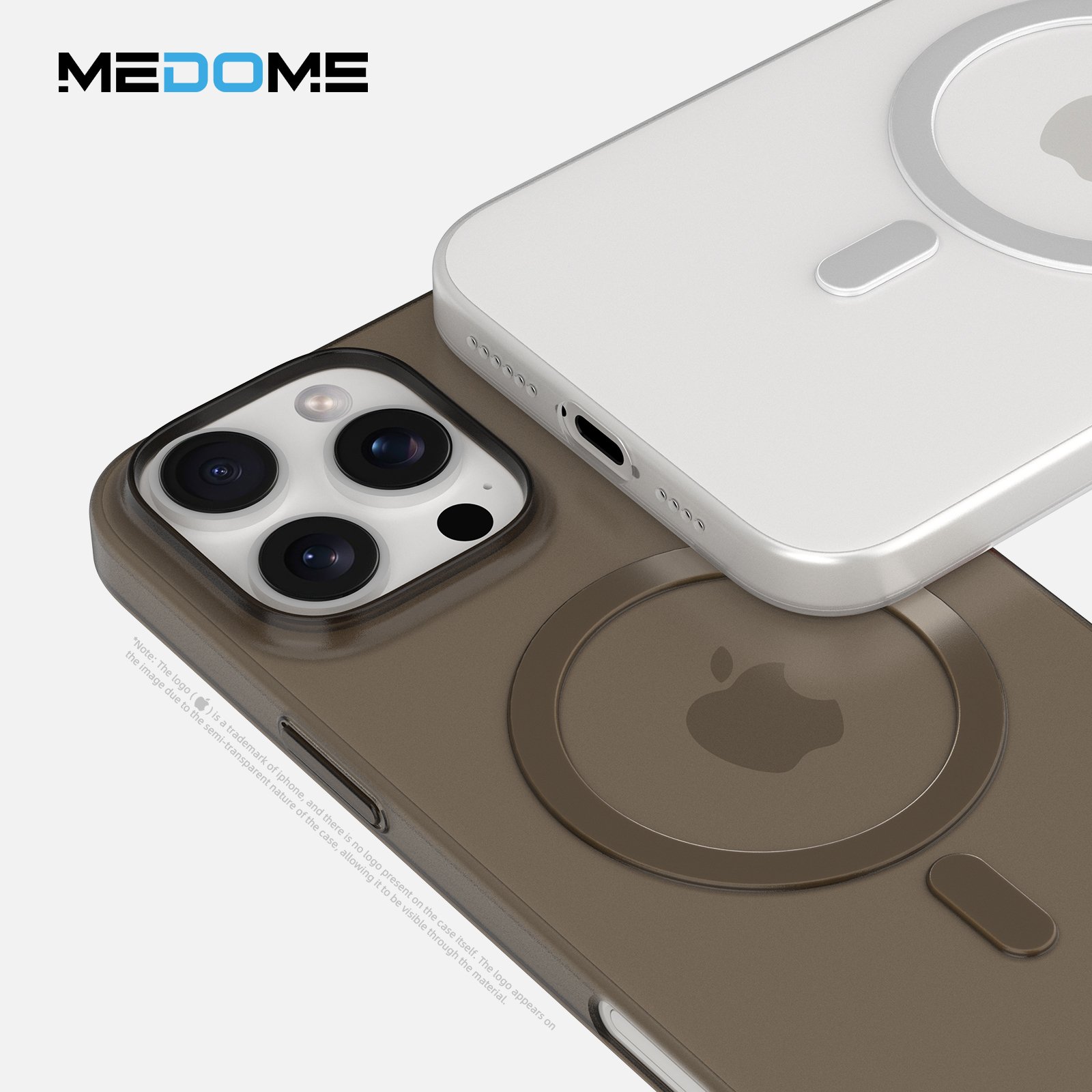 Slimoro PP Magnetic Clear Phone Case For iPhone 16 Pro Max Case Cover Para For iPhone 16 15 14 Luxury Designer i For Phone Case