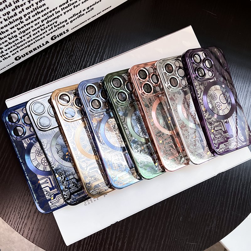 Luxury Frame Plating Soft Silicone Mobile Phone Cases For iPhone 15 14 13 12 11 Pro Max Camera Lens Protective Cellphone Cover