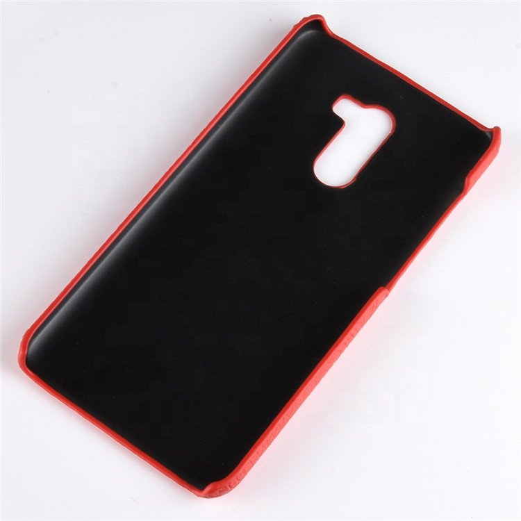 Shockproof Pc Leather Mobile Phone Case For Xiaomi Pocophone F1,For Xiaomi Poco F1 Case Cover With Crocodile Face