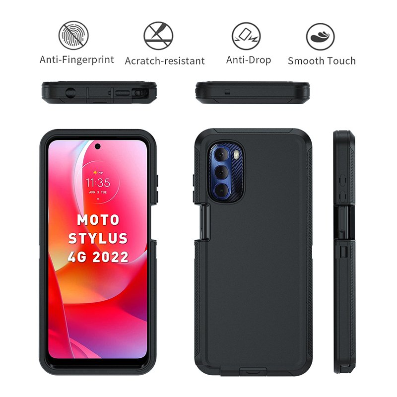 Factory Direct Defender Otterboxer Case Soft TPU+Hard PC Shockproof Phone Case For Moto Stylus 4G 2022